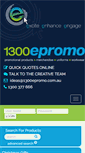 Mobile Screenshot of 1300epromo.com.au