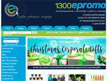 Tablet Screenshot of 1300epromo.com.au